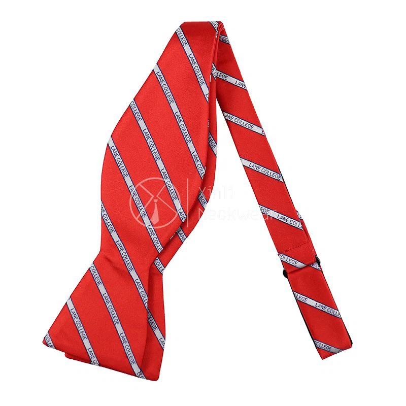 Mens Striped Bow Tie